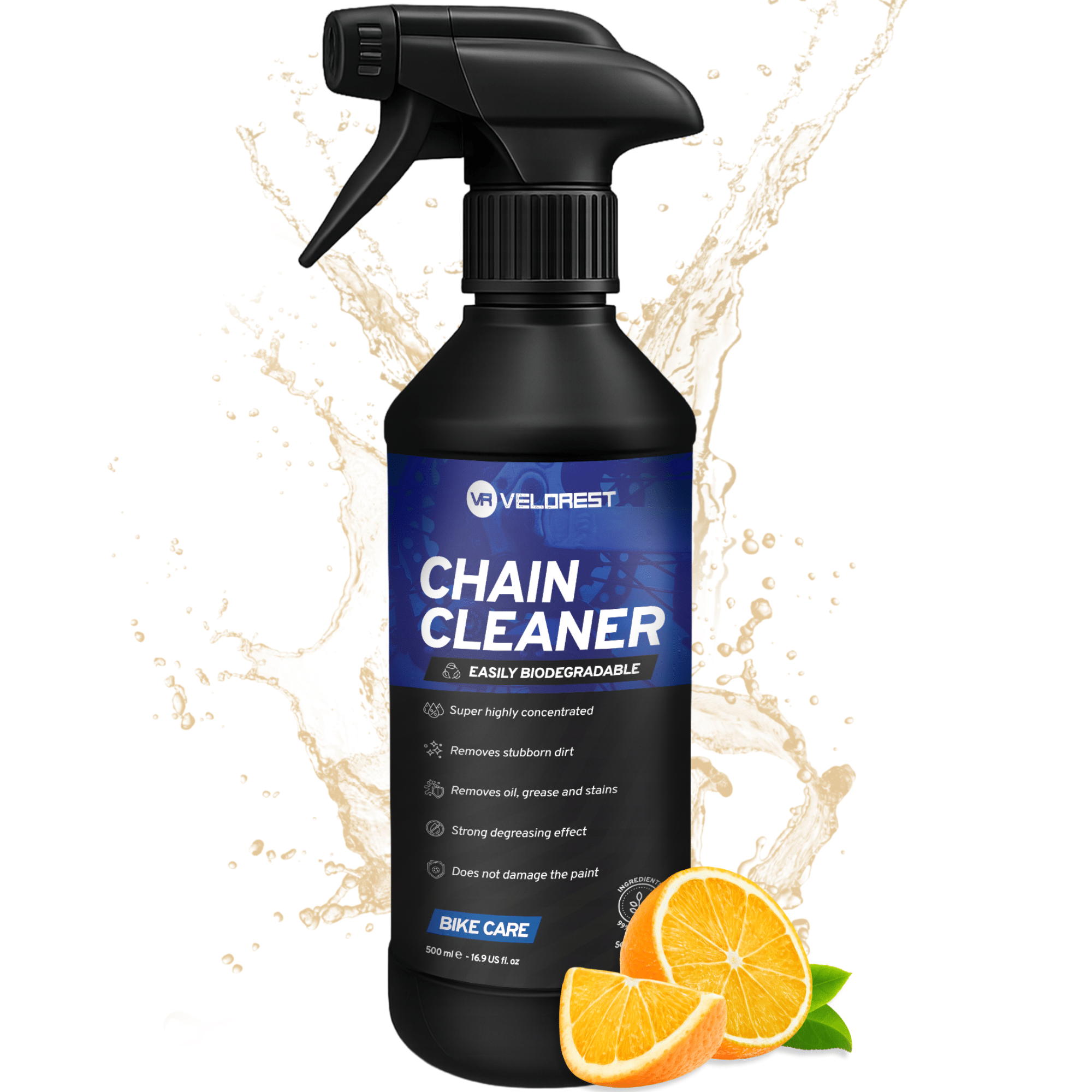Velorest Chain Cleaner 500ML / fietsketting reinigen, kettingreiniger & ontvetter | Dutch Performance Products