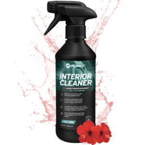 Interior cleaner met visual