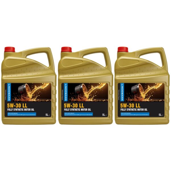 Lindemann Motorolie 5W-30 LL - Doos 3x5L - Afbeelding 2