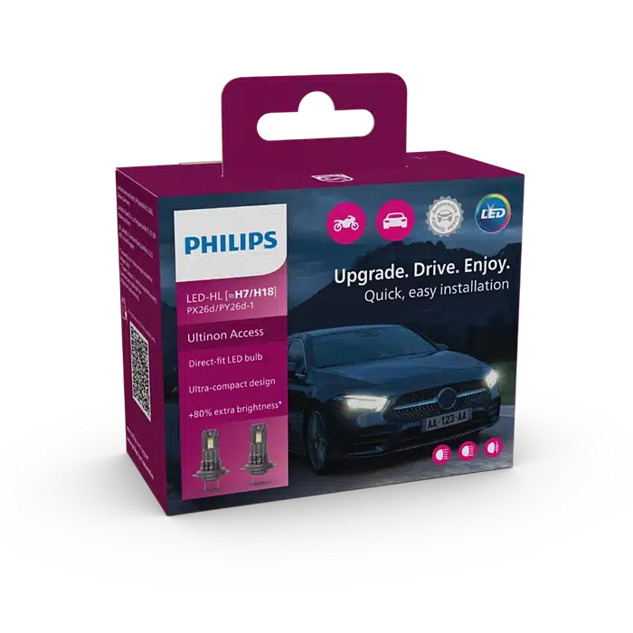 Philips Ultinon Access LED H7/H18 – 11972u2500cx – Set 2 Stuks | | H7 lamp | Dutch Performance Products