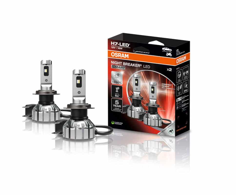 Osram Night Breaker Smart LED H7 – 64210dwnbsm-2hb – Set 2 Stuks | Autolampen | H7 lamp | Dutch Performance Products